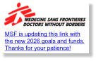 Visit the MSF event page Make a donation Track donation totals MSF is updating this link with the new 2026 goals and funds. Thanks for your patience!